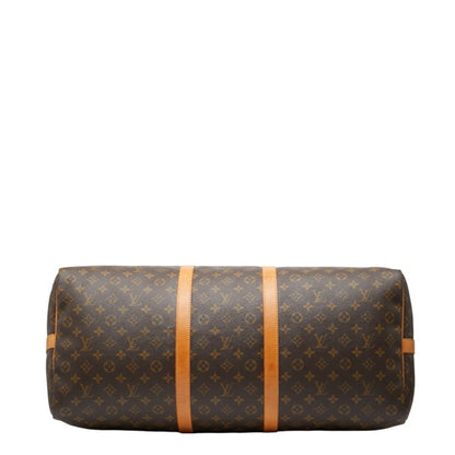 Louis Vuitton Brown Pvc Leather Boston Bag Shoulder Bag (Pre-Owned)