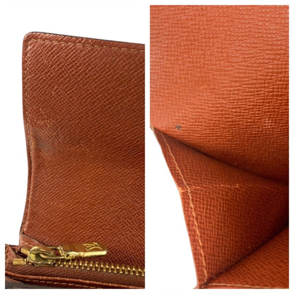 Louis Vuitton Brown Monogram Monogram Long Wallet (Bi-Fold) (Pre-Owned)