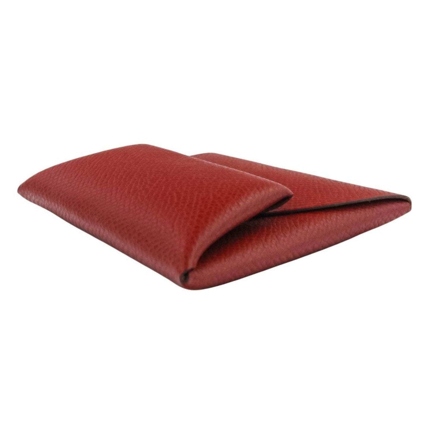 Hermes Red Color Coin Purse/Coin Case (Pre-Owned)