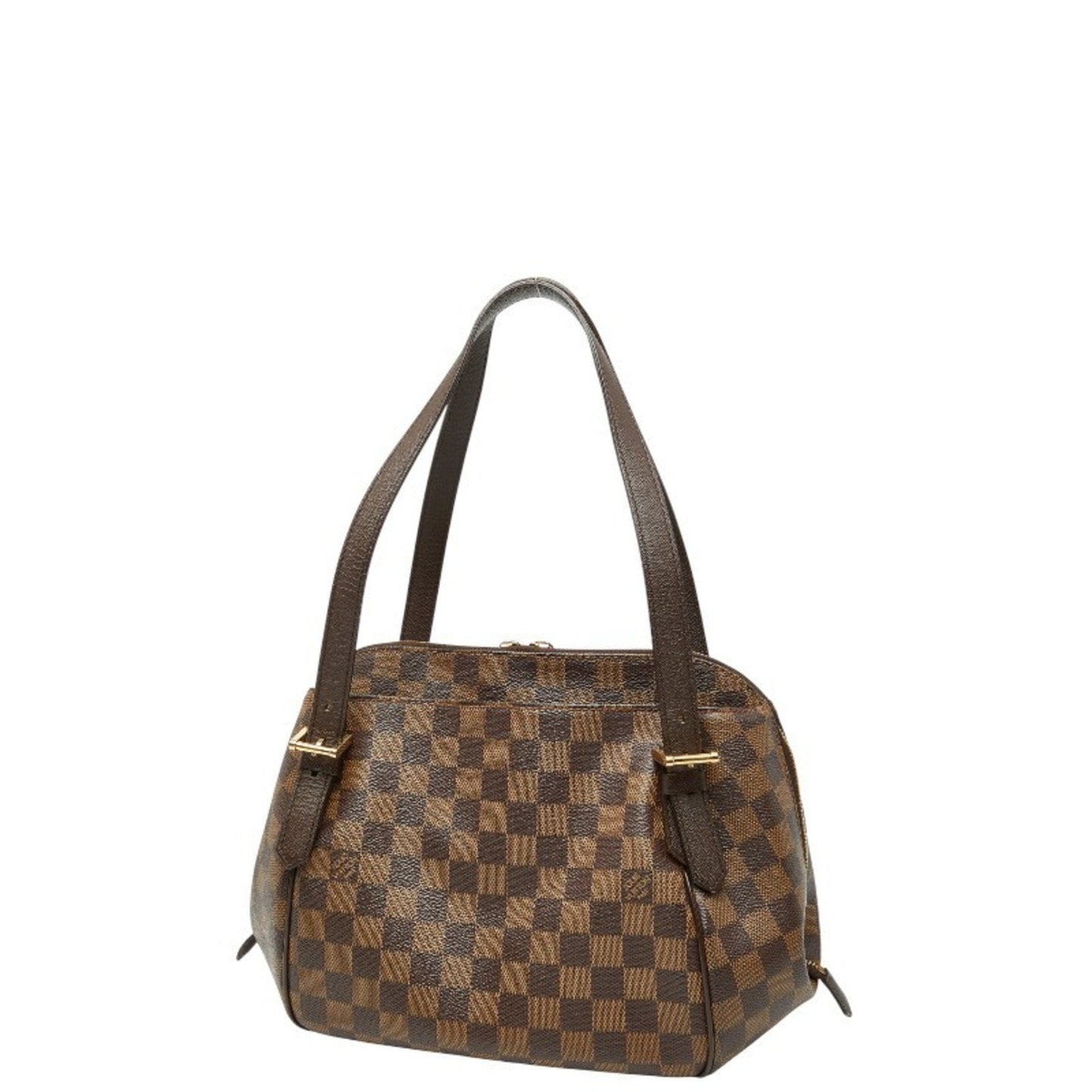 Louis Vuitton Brown Pvc Leather Handbag (Pre-Owned)