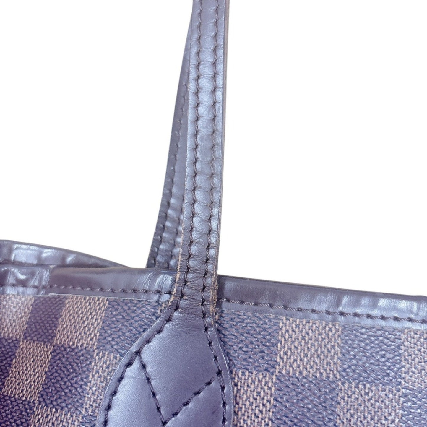 Louis Vuitton Brown Damier Canvas Damier Canvas Shoulder Bag Tote Bag (Pre-Owned)