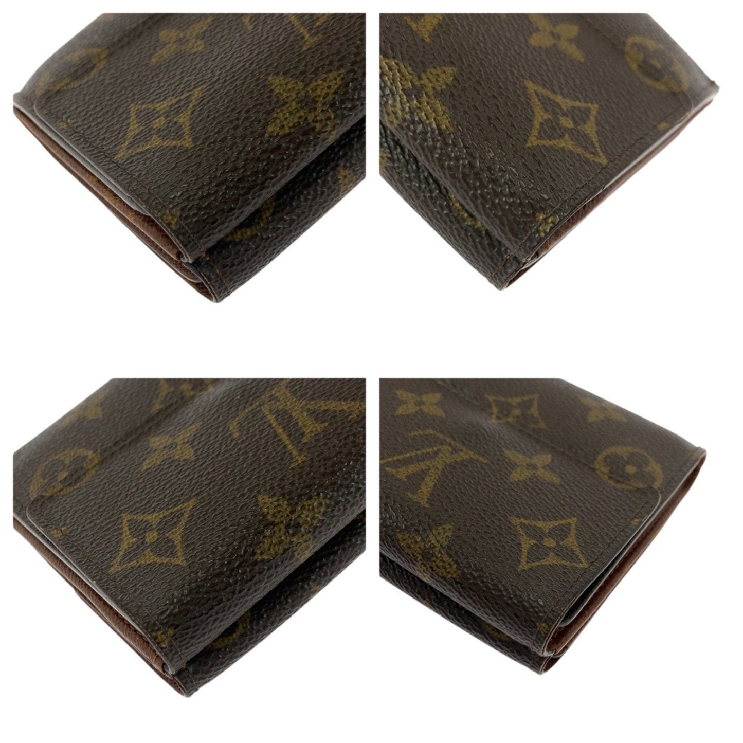 Louis Vuitton Brown Pvc Wallet (Tri-Fold) (Pre-Owned)