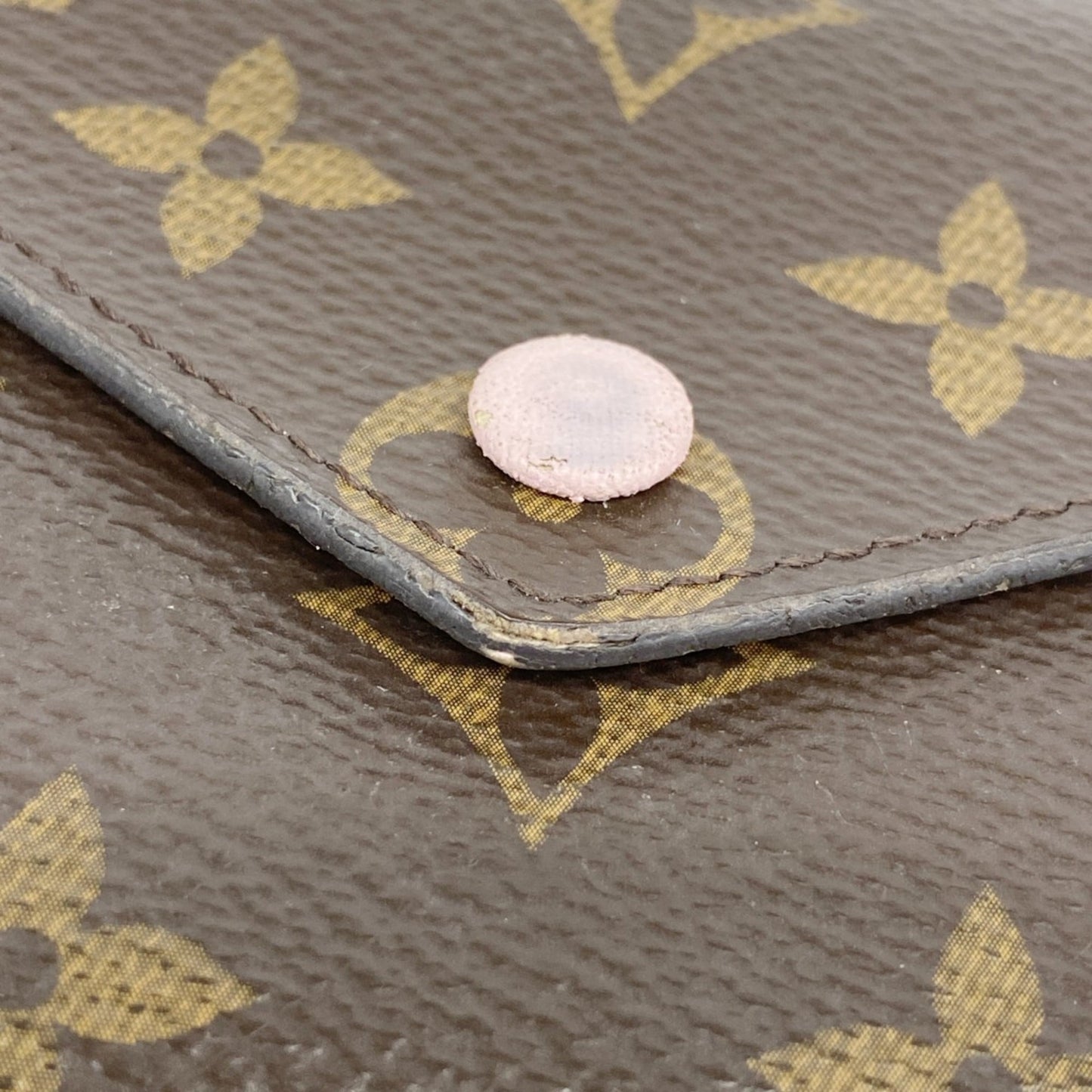 Louis Vuitton Brown Rose Ballerine Wallet (Tri-Fold) (Pre-Owned)