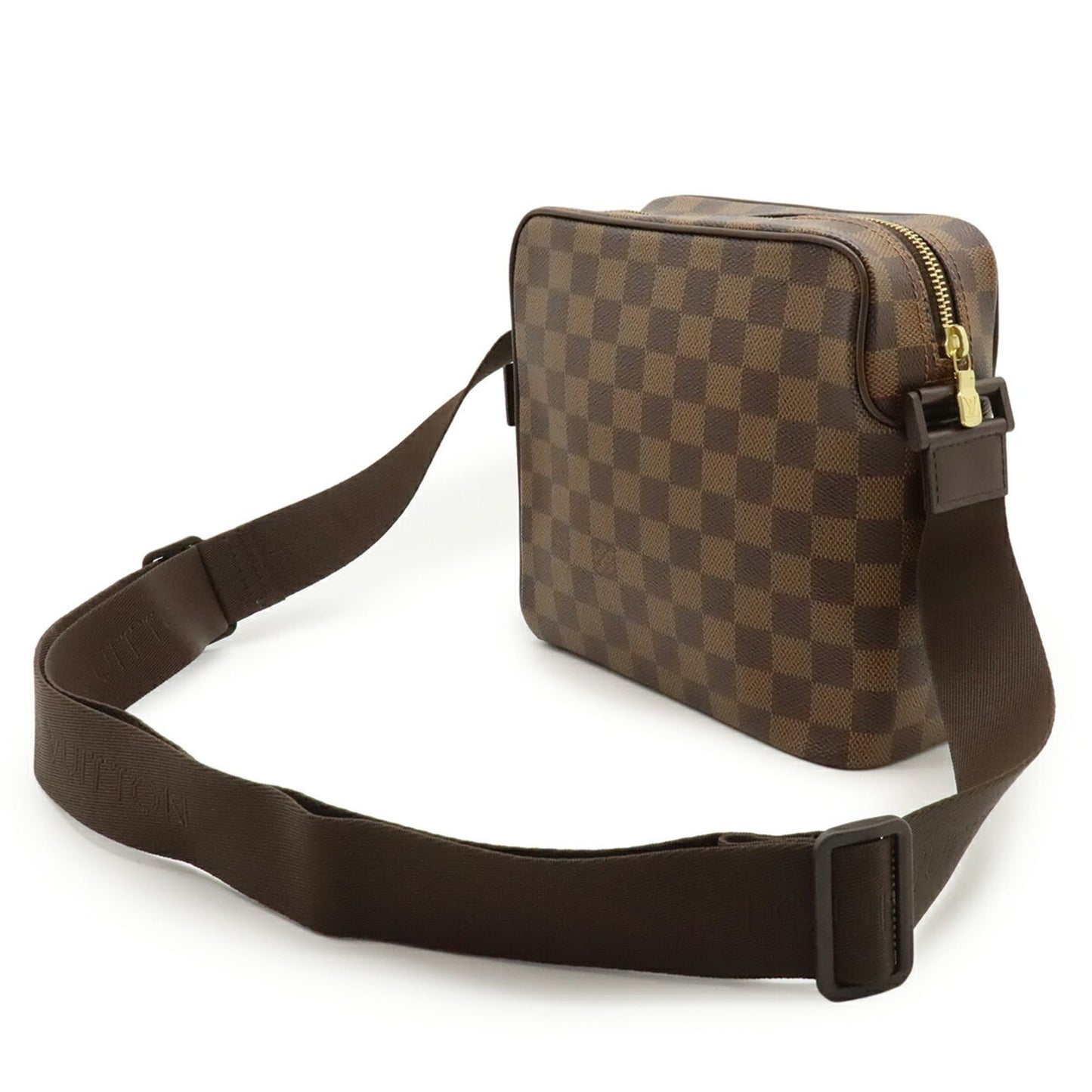 Louis Vuitton Brown Pvc Pochette Shoulder Bag (Pre-Owned)