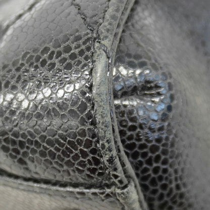 Chanel Black Grained Calfskin Tote Bag (Pre-Owned)