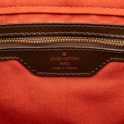 Louis Vuitton Brown Pvc Leather Boston Bag Handbag (Pre-Owned)