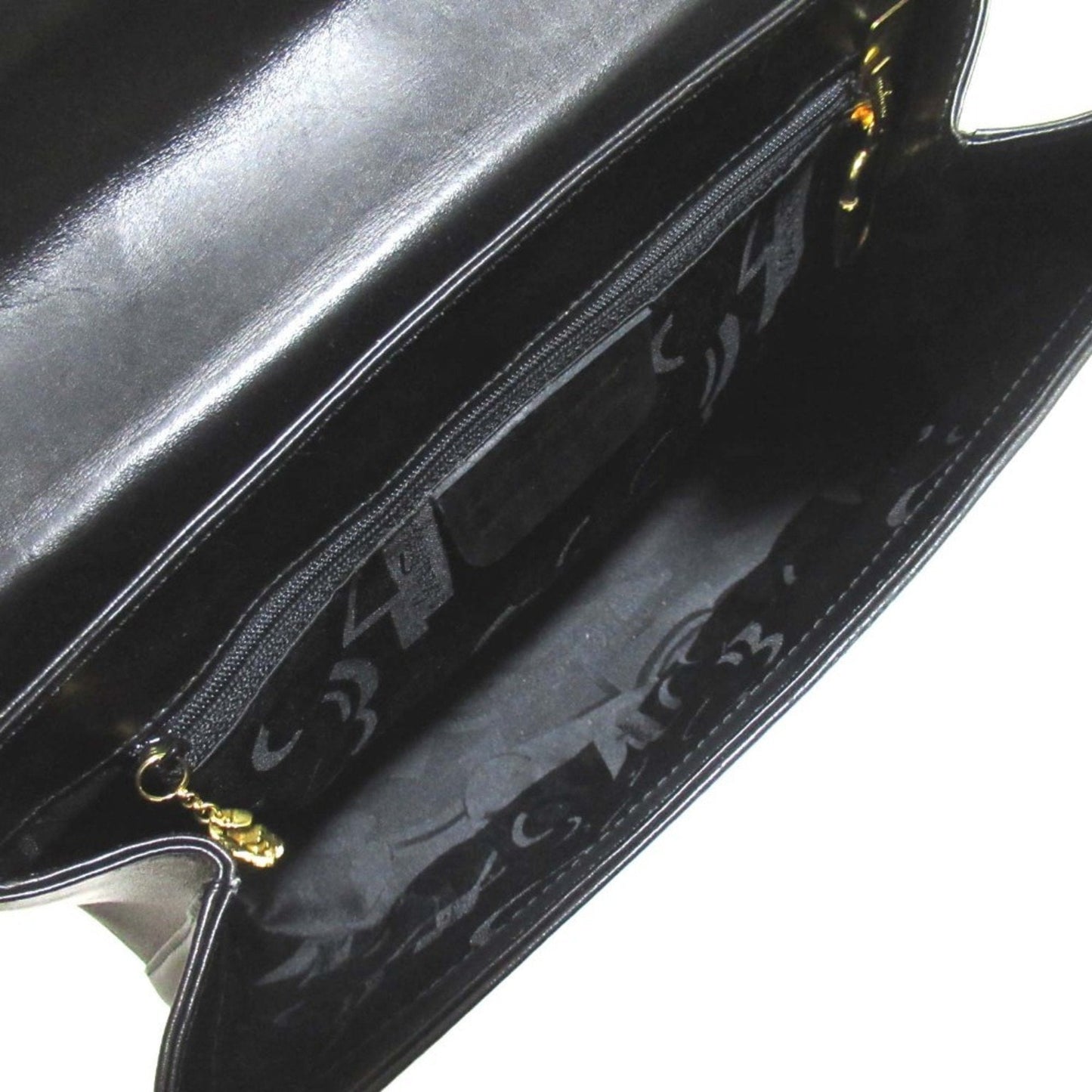 Salvatore Ferragamo Black Leather Handbag Shoulder Bag (Pre-Owned)