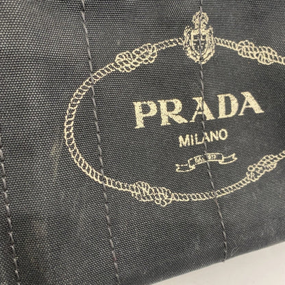 Prada Black Canvas Tote Bag (Pre-Owned)