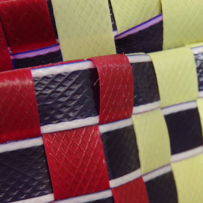 Marni Navy Orange Red Color White Polypropylene Tote Bag (Pre-Owned)