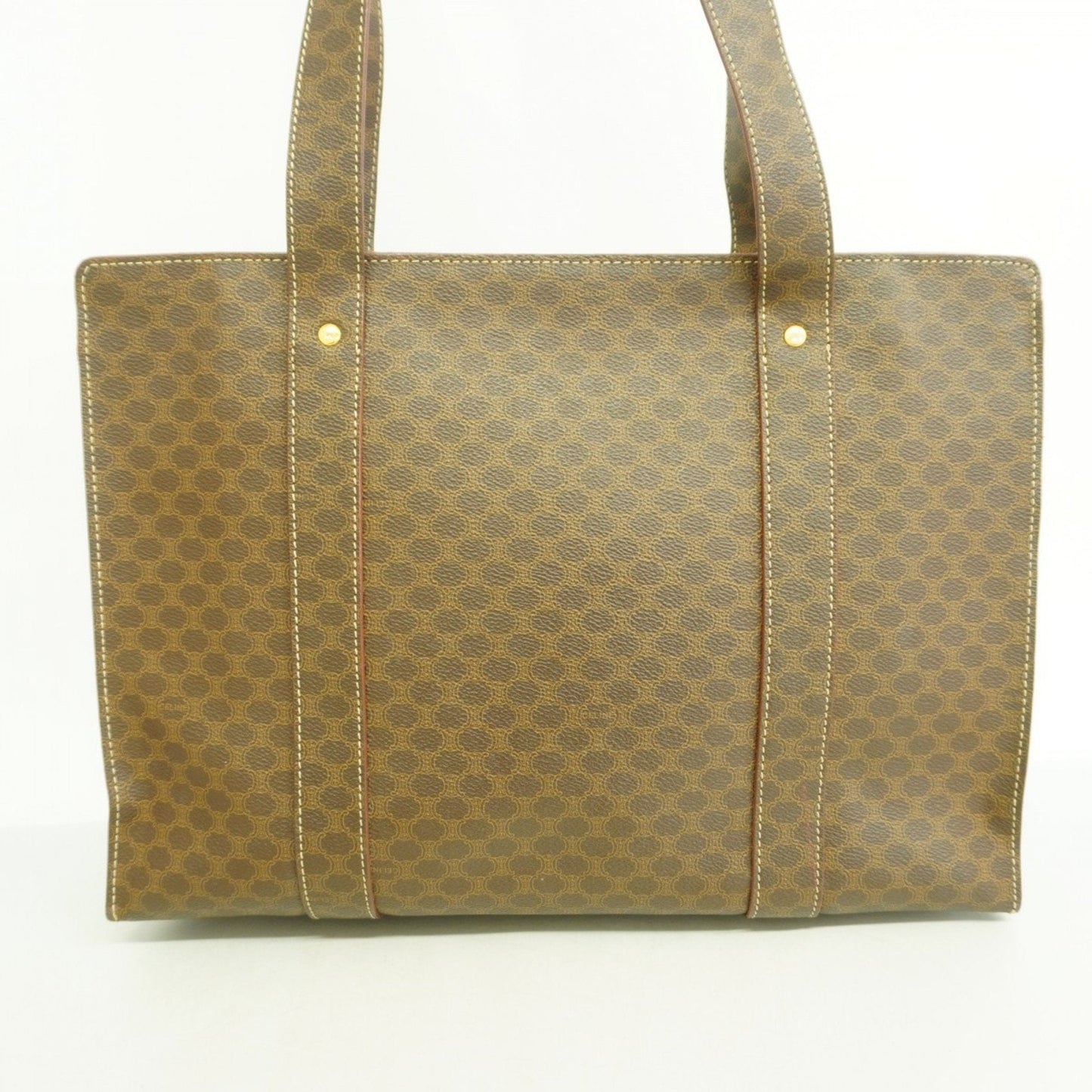 Celine Brown Pvc Tote Bag (Pre-Owned)