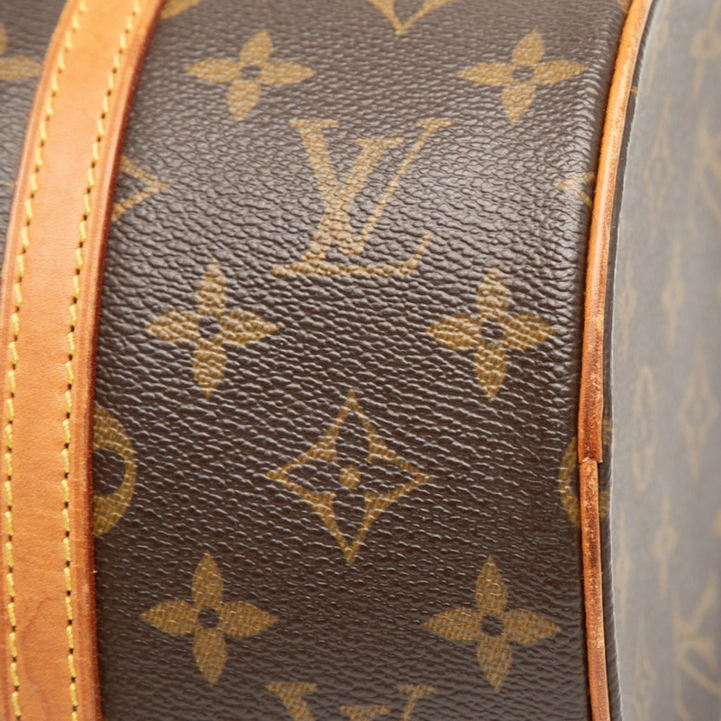 Louis Vuitton Brown Pvc Leather Handbag (Pre-Owned)