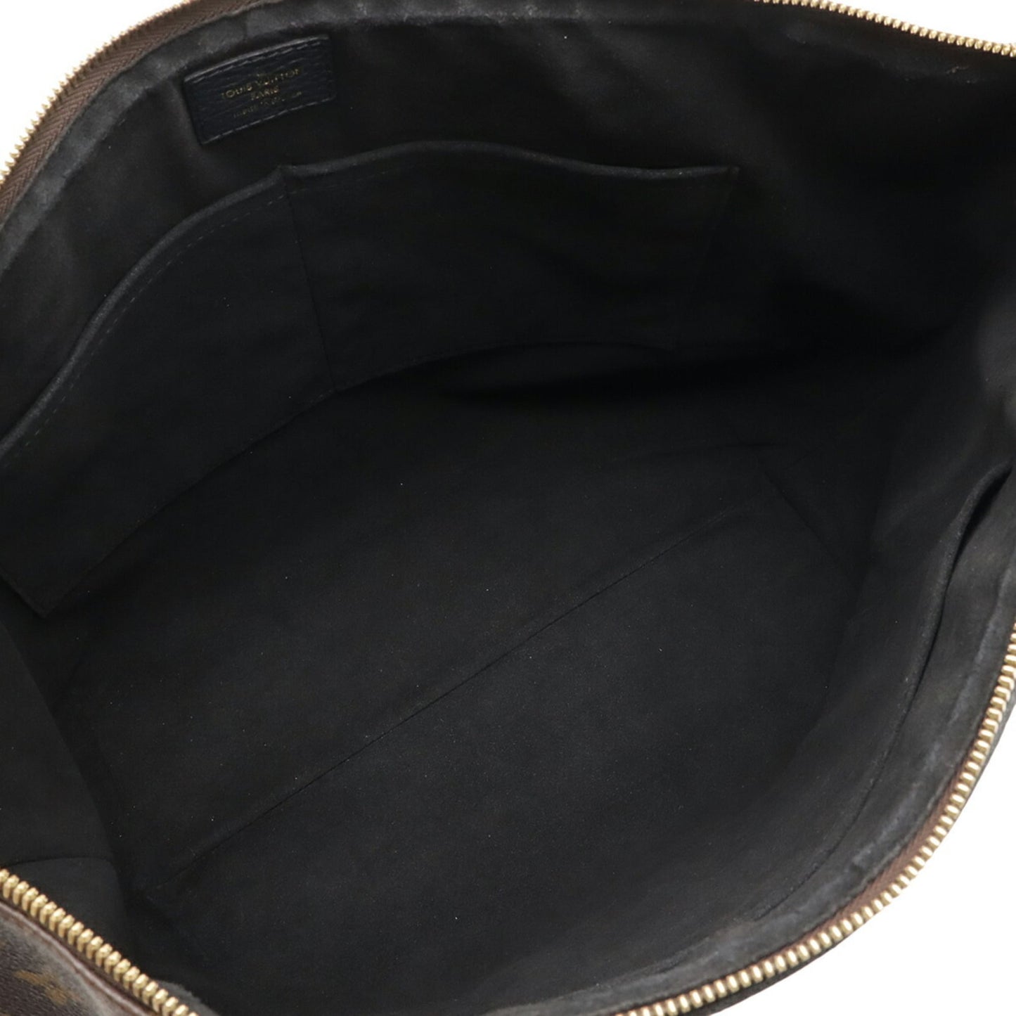 Louis Vuitton Monogram Black Noir Monogram Leather Shoulder Bag Tote Bag (Pre-Owned)