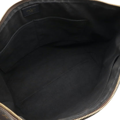 Louis Vuitton Monogram Black Noir Monogram Leather Shoulder Bag Tote Bag (Pre-Owned)