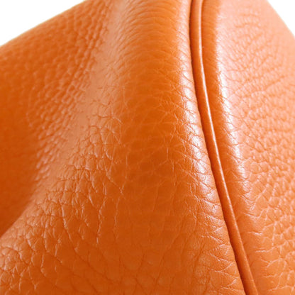Hermes Orange Taurillon Clemence Leather Tote Bag (Pre-Owned)