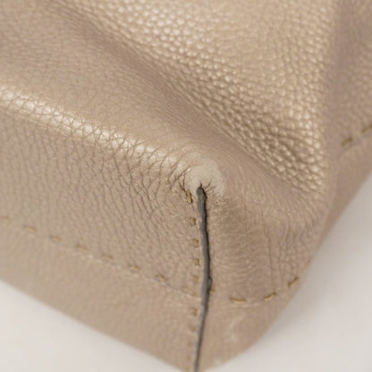 Fendi Grayish Leather Tote Bag (Pre-Owned)