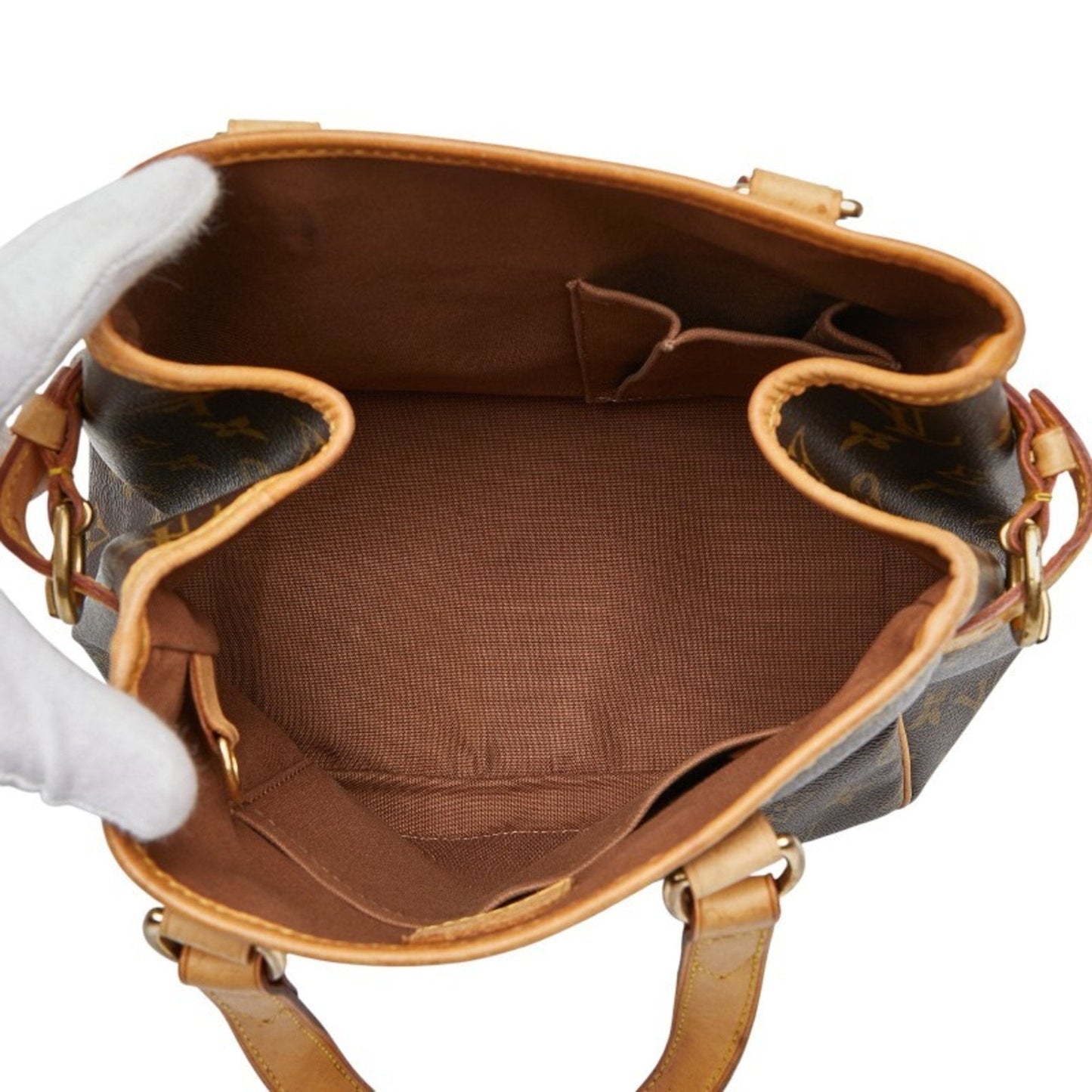 Louis Vuitton Brown Pvc Leather Handbag (Pre-Owned)