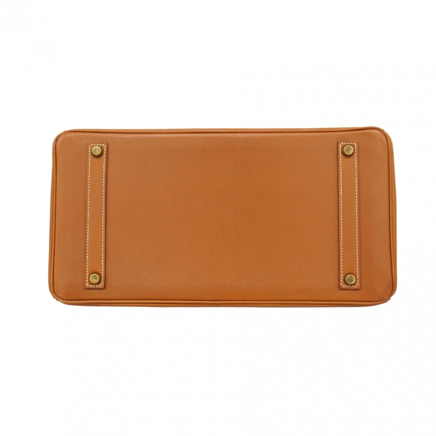 Hermes Gold Courchevel Leather Handbag (Pre-Owned)