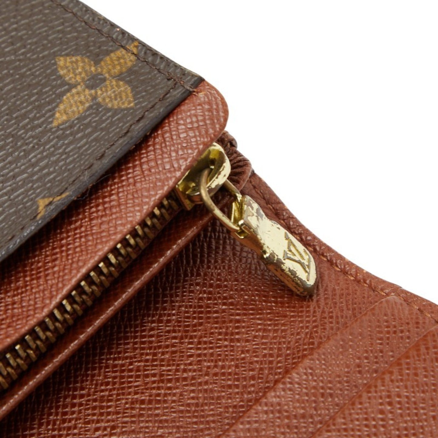 Louis Vuitton Brown Pvc Leather Wallet (Bi-Fold) (Pre-Owned)