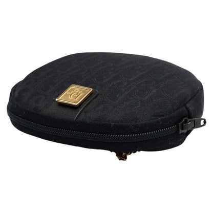 Christian Dior Black Canvas Coin Purse/Coin Case (Pre-Owned)