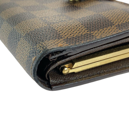 Louis Vuitton Brown Pvc Wallet (Bi-Fold) (Pre-Owned)