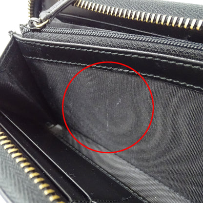 Gucci Black Leather Long Wallet (Bi-Fold) (Pre-Owned)