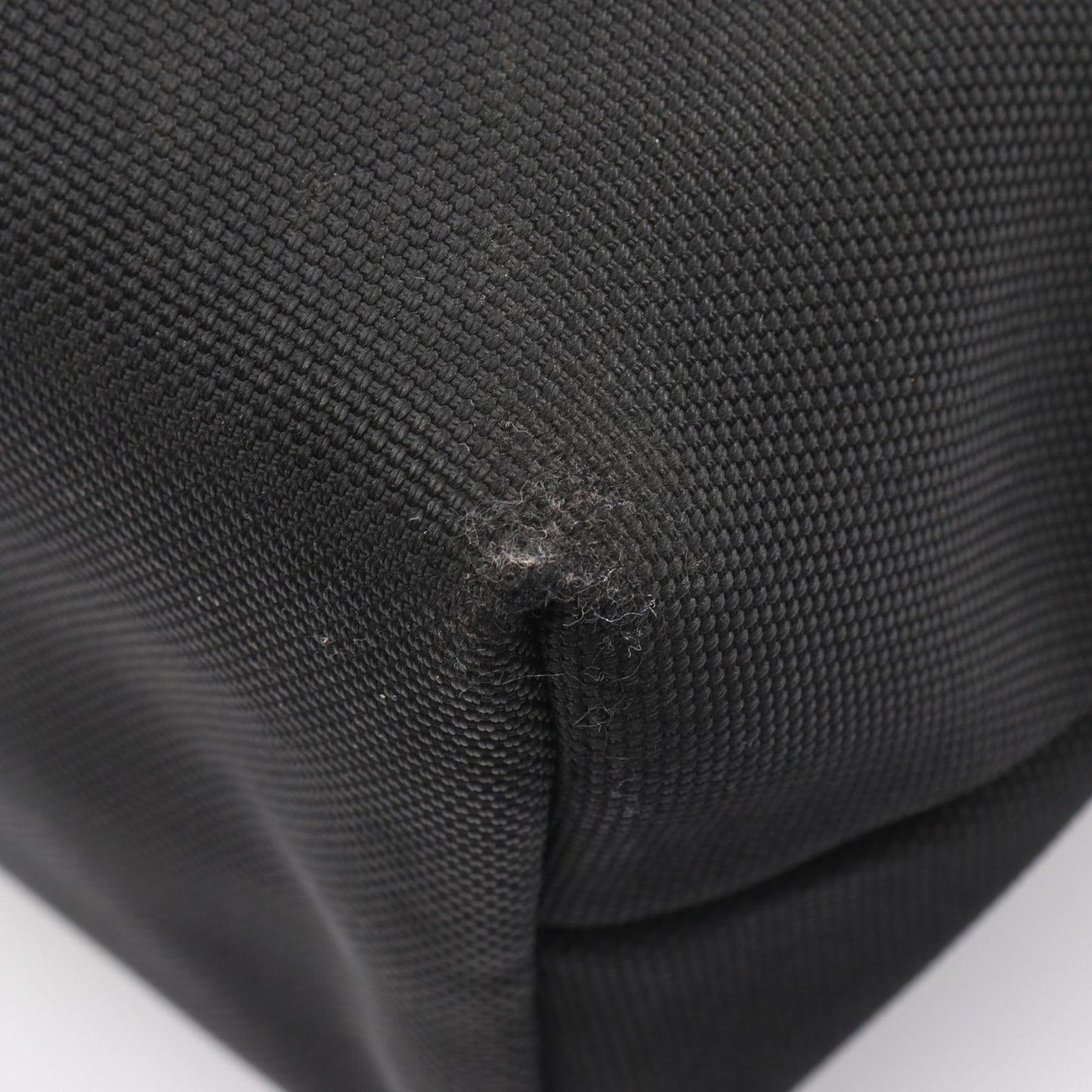 Gucci Black Green Red Color Canvas Leather Tote Bag (Pre-Owned)