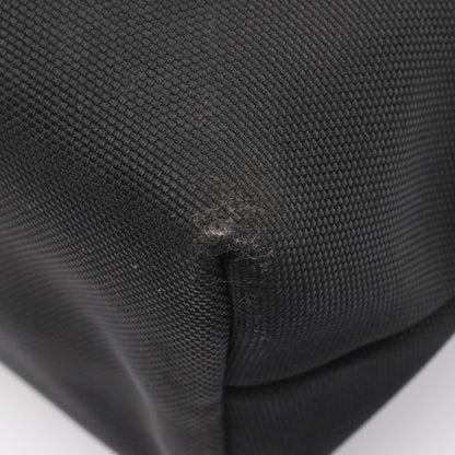 Gucci Black Green Red Color Canvas Leather Tote Bag (Pre-Owned)