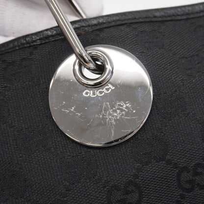 Gucci Black Canvas Tote Bag (Pre-Owned)