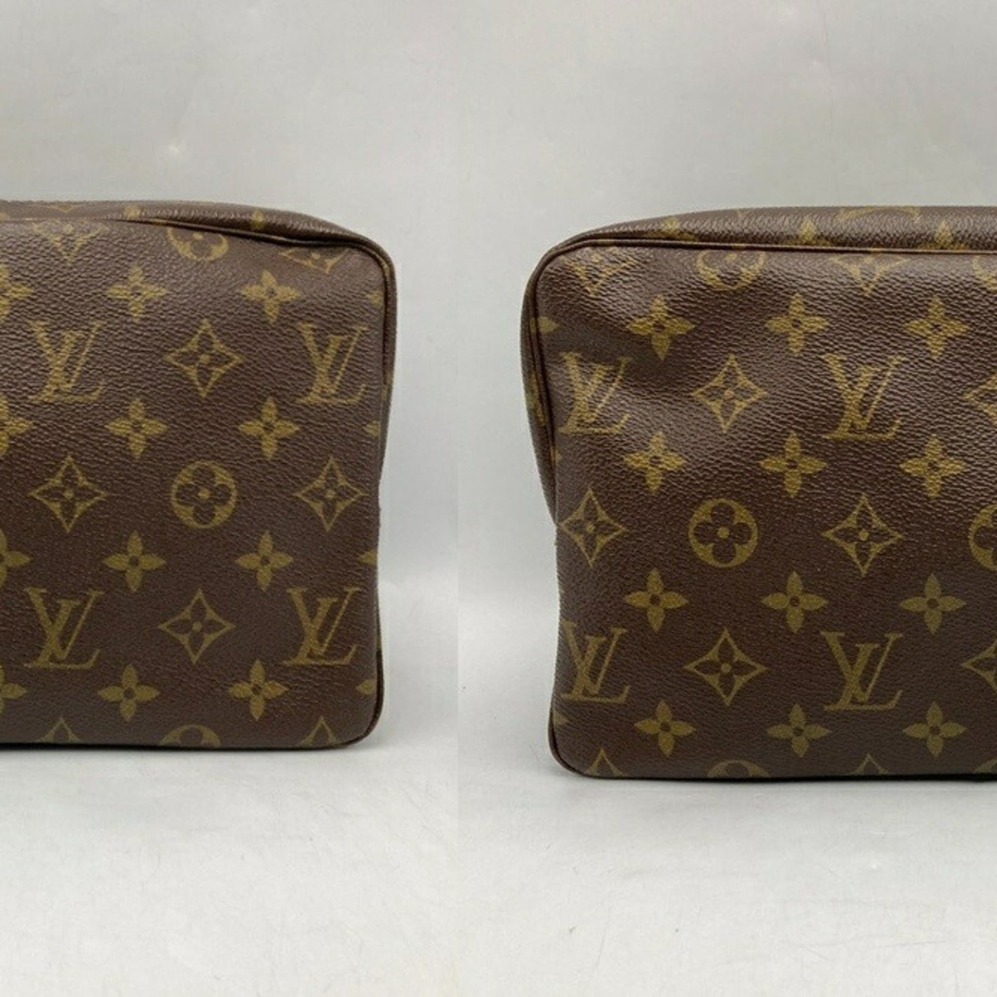Louis Vuitton Brown Pvc Clutch Bag (Pre-Owned)