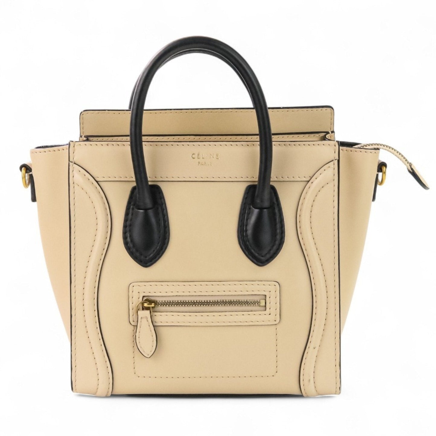 Celine Beige Shoulder Bag Tote Bag (Pre-Owned)