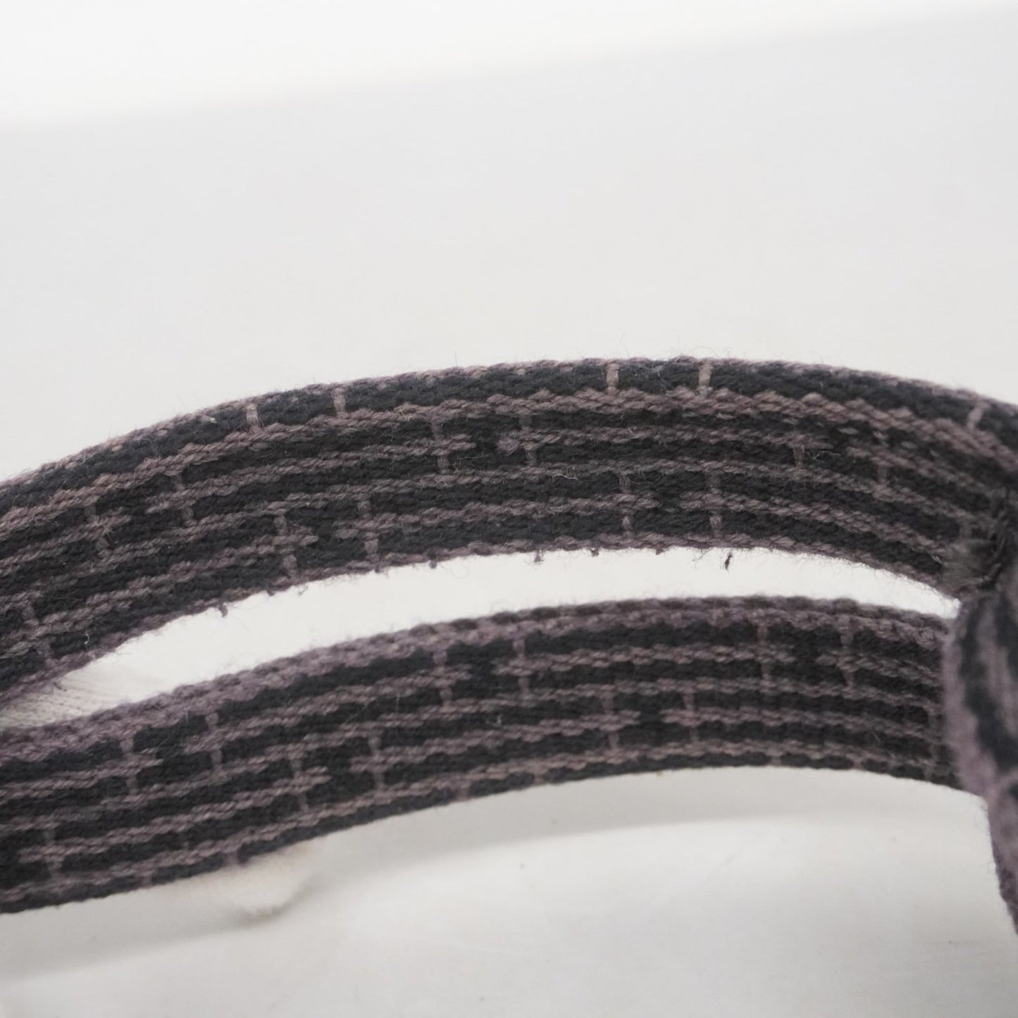 Hermes Gray Canvas Tote Bag (Pre-Owned)