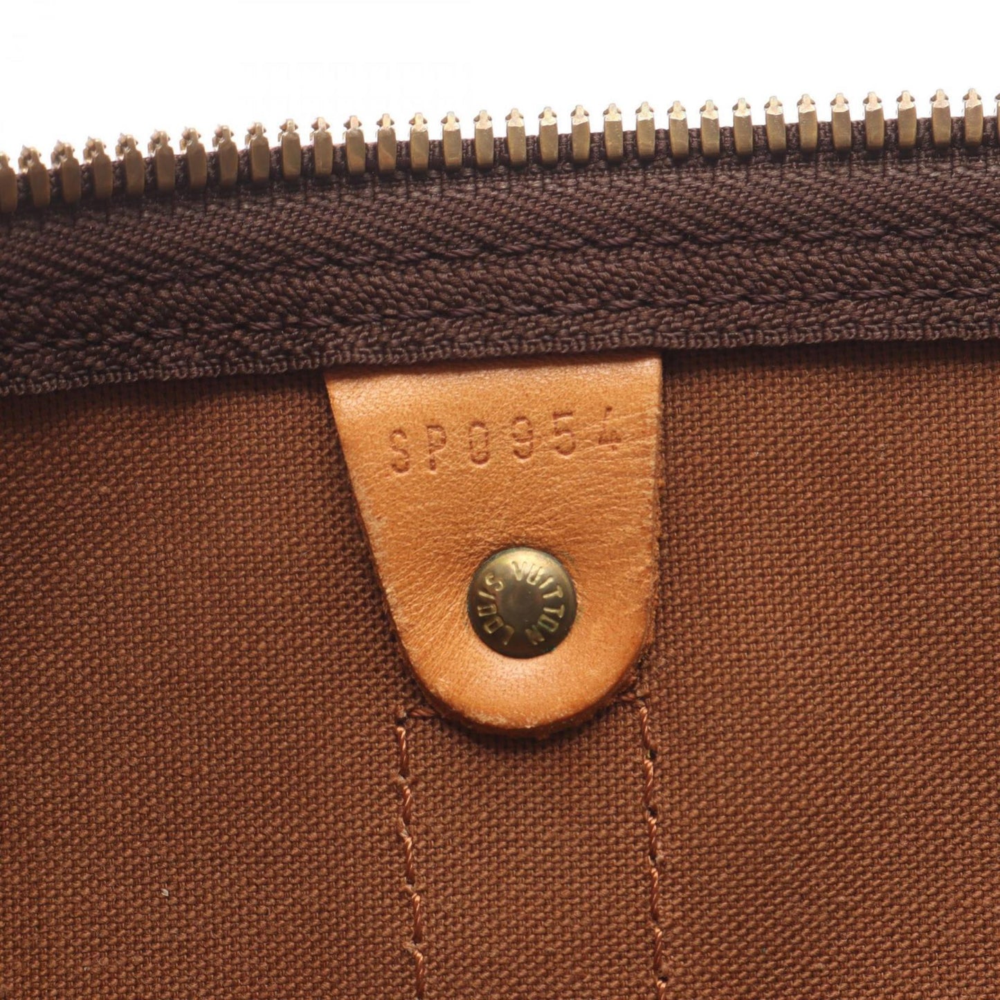 Louis Vuitton Brown Pvc Leather Boston Bag (Pre-Owned)