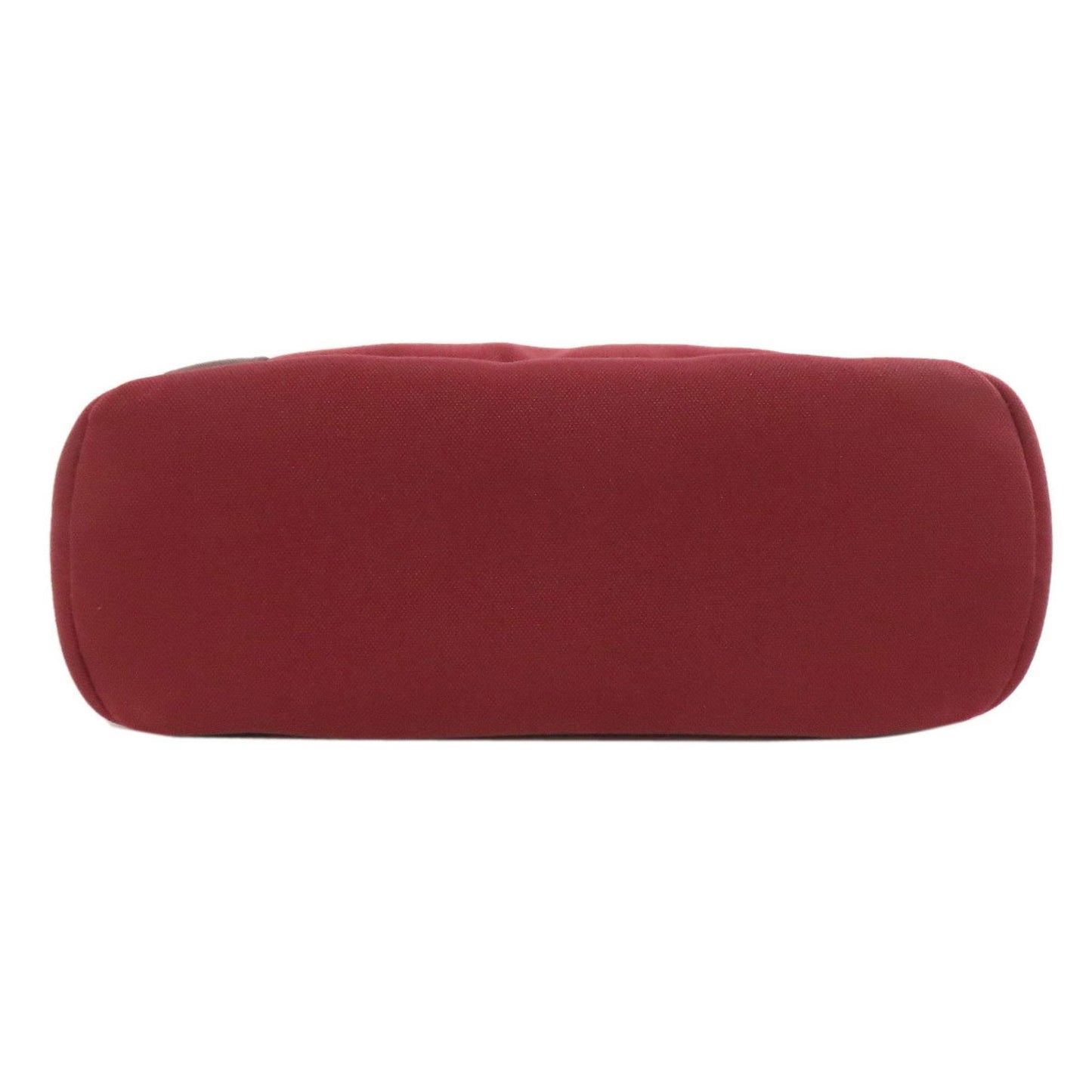 Hermes Bordeaux Brown Canvas Tote Bag (Pre-Owned)