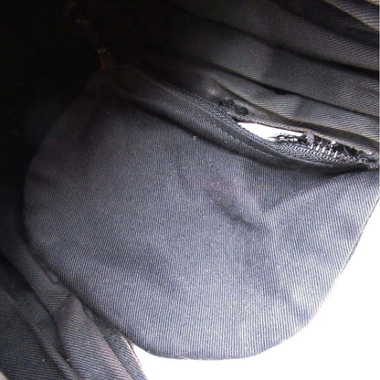 Unspecified Black Leather Pouch Tote Bag (Pre-Owned)