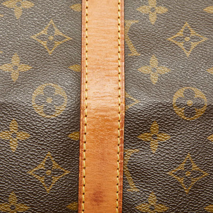 Louis Vuitton Brown Pvc Leather Boston Bag (Pre-Owned)