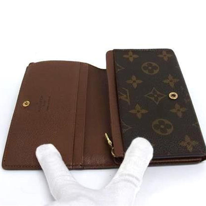 Louis Vuitton Brown Pvc Leather Wallet (Bi-Fold) (Pre-Owned)