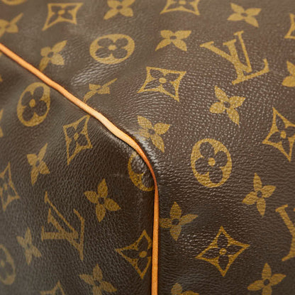 Louis Vuitton Brown Pvc Leather Boston Bag (Pre-Owned)