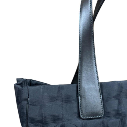 Chanel Black Nylon Jacquard Tote Bag (Pre-Owned)