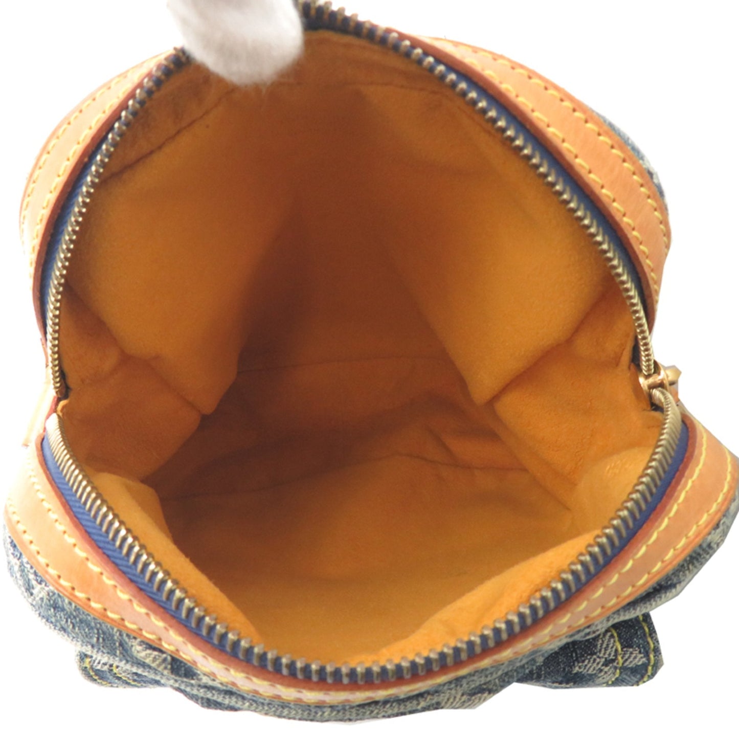 Louis Vuitton Blue Monogram Denim Shoulder Bag (Pre-Owned)