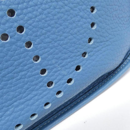 Hermes Blue Jean Taurillon Clemence Leather Shoulder Bag (Pre-Owned)