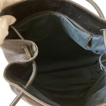 Gucci Dark Gray Gray Tote Bag (Pre-Owned)
