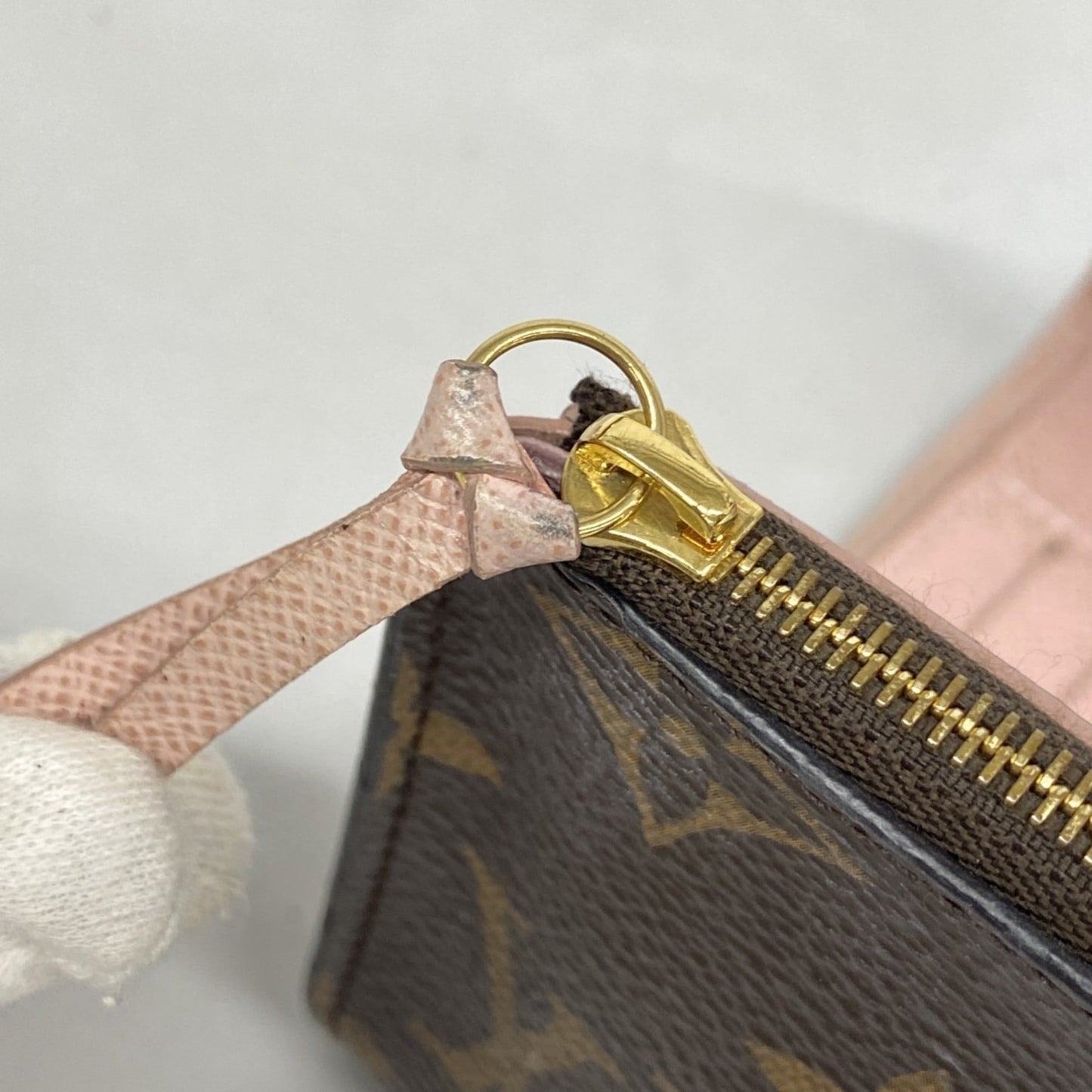 Louis Vuitton Brown Rose Ballerine Wallet (Tri-Fold) (Pre-Owned)