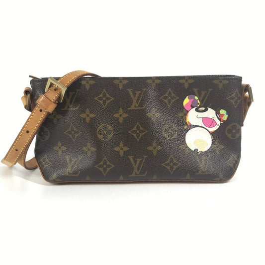 Louis Vuitton Brown Monogram Panda Multi-Color Monogram Pochette Shoulder Bag (Pre-Owned)