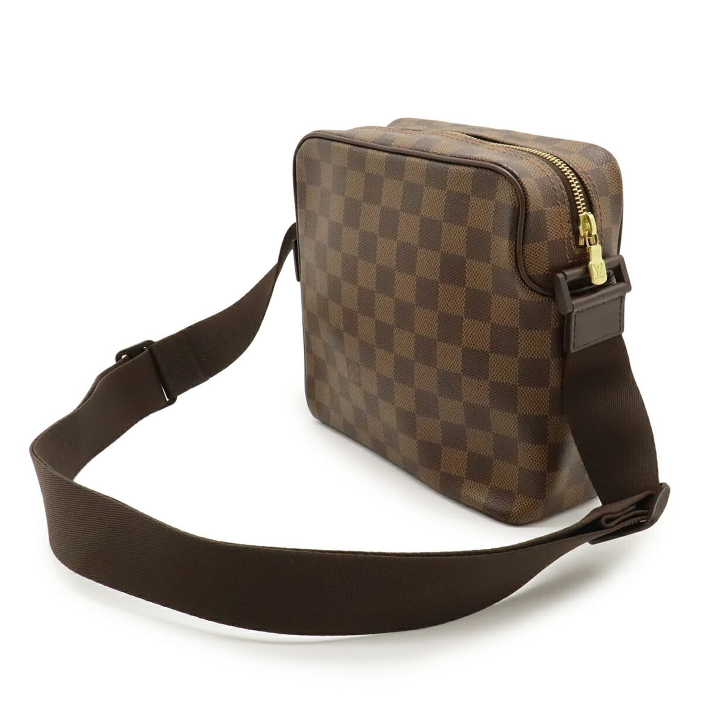 Louis Vuitton Brown Pvc Pochette Shoulder Bag (Pre-Owned)