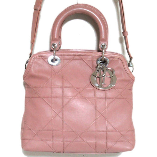 Christian Dior Pink Handbag Shoulder Bag (Pre-Owned)