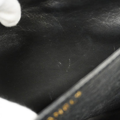 Chanel Black Grained Calfskin Handbag (Pre-Owned)