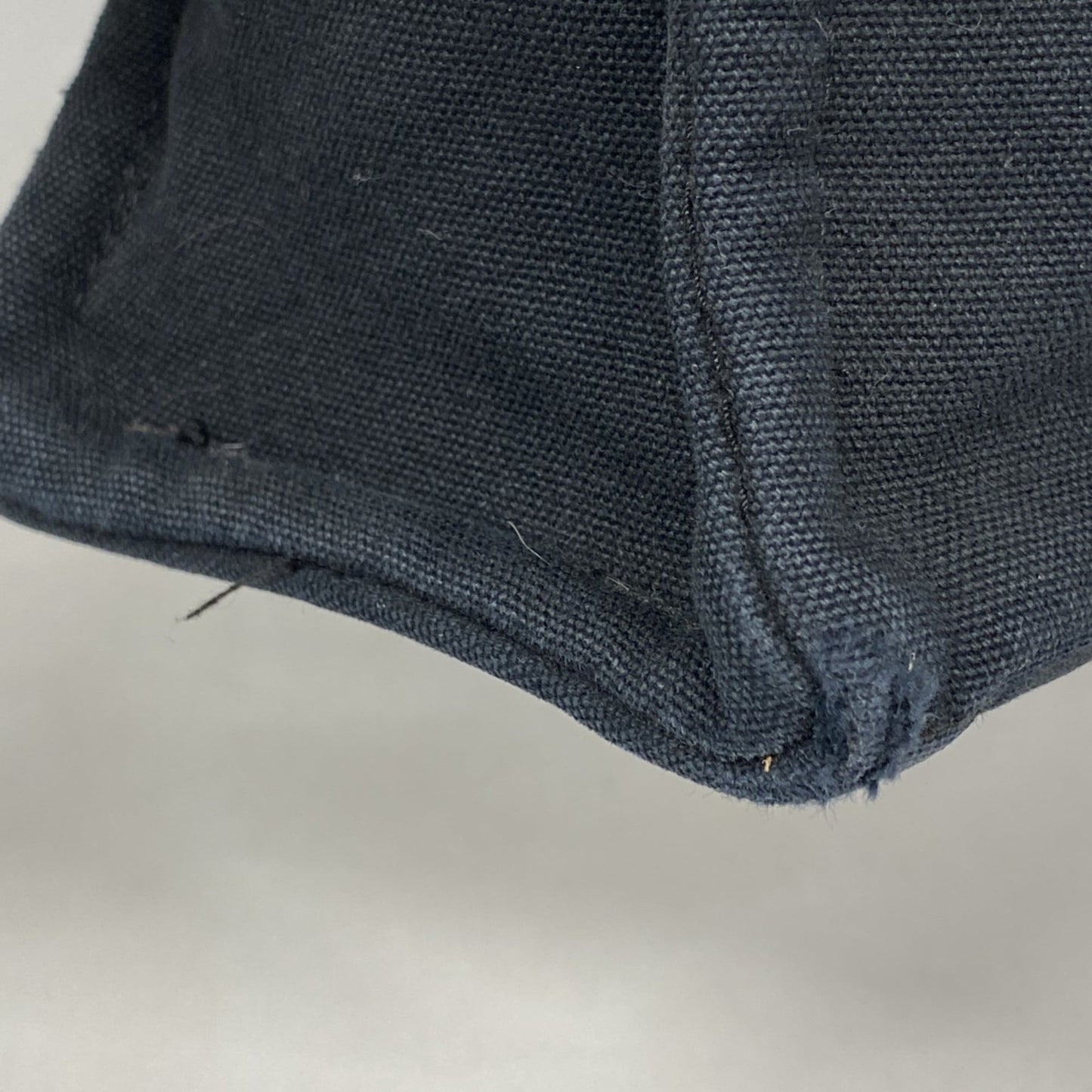 Hermes Black Canvas Tote Bag (Pre-Owned)