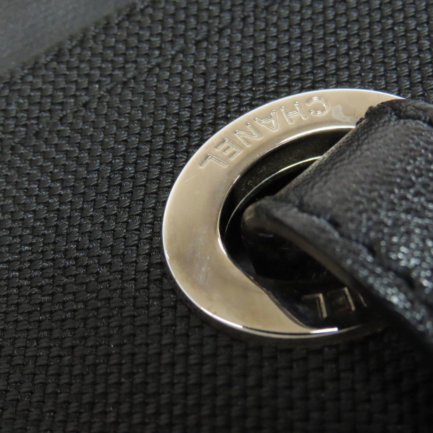 Chanel Paris Biarritz Black Leather Tote Bag (Pre-Owned)