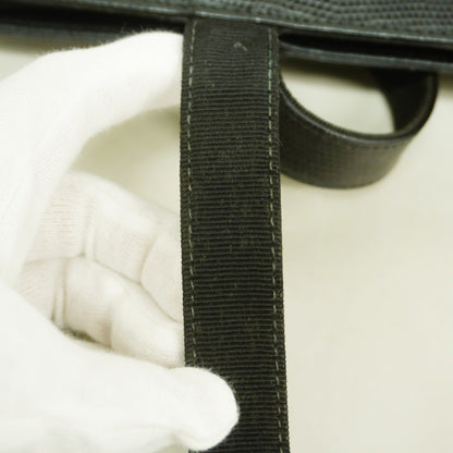 Salvatore Ferragamo Black Leather Tote Bag (Pre-Owned)