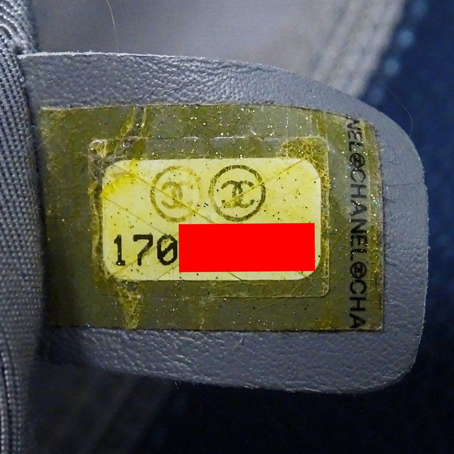 Chanel Blue Leather Tote Bag (Pre-Owned)